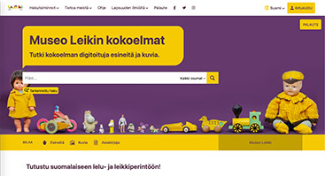 museoleikki.finna.fi skärmbild